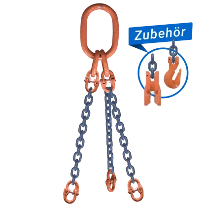 3-Strang Anschlagkette GK10 mit Verbindungsglied