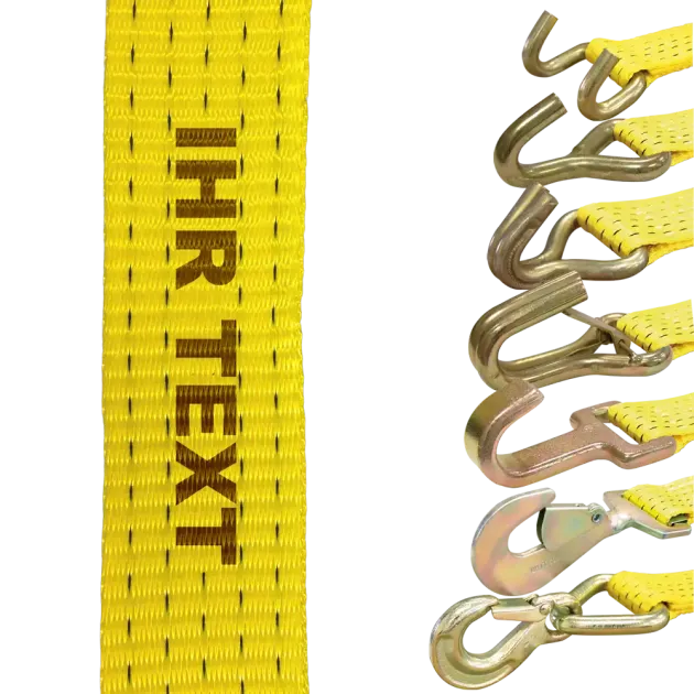 Zurrgurt 50 mm Bandbreite - individuell bedruckt
